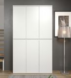 Garderobenschrank Metro in Wei�, Garderobe und Schuhschrank 111 x 191 cm