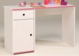 Parisot Kinder- und Jugendzimmer Smoozy36 in wei� Kiefer mit blau oder pink Komplett-Set 5-teilig