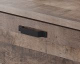 Sideboard Concrete in Eiche Tabak und schwarz Wohn- und Esszimmer Kommode 214 x 86 cm