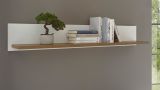 Wandboard Seyne in wei� Pinie und Eiche hell Landhaus Wandregal 130 cm
