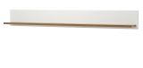 Wandboard Seyne in wei� Pinie und Eiche hell Landhaus Wandregal 160 cm