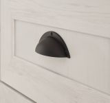 Sideboard Seyne in wei� Pinie und Eiche hell Landhaus Kommode 130 x 86 cm