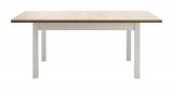 Esstisch Seyne in wei� Pinie und Eiche hell Landhaus K�chentisch ausziehbar 160 - 200 x 90 cm