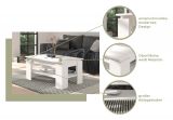 Couchtisch Selen in wei� Beistelltisch mit Ablage 100 x 60 cm