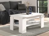 Couchtisch Selen in wei� Beistelltisch mit Ablage 100 x 60 cm