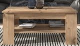 Couchtisch Selen in Nox Eiche Beistelltisch mit Ablage 100 x 60 cm
