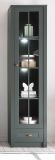 Vitrine Forres in Gr�n Landhaus Wohn- und Esszimmer Vitrinenschrank 50 x 197 cm