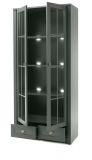 Vitrine Forres in gr�n Landhaus Wohn- und Esszimmer Vitrinenschrank 90 x 197 cm