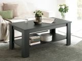 Couchtisch Forres in gr�n Landhaus Beistelltisch mit Ablage 120 x 60 cm