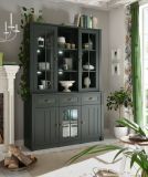 Buffetschrank Forres in gr�n Landhaus Buffet 130 x 196 cm