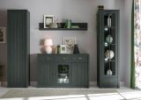 Wohnwand Forres in gr�n Landhaus Wohnkombination 4-teilig 270 x 198 cm