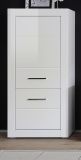 Highboard Carrara in wei� Hochglanz Wohn- und Esszimmer Anrichte 65 x 142 cm
