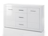 Sideboard Carrara in wei� Hochglanz Wohn- und Esszimmer Kommode 164 x 97 cm