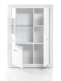 Wohnwand Carrara in wei� Hochglanz Wohnkombination 4-teilig 335 x 198 cm