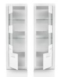 Wohnwand Carrara in wei� Hochglanz Wohnkombination 4-teilig 314 x 198 cm