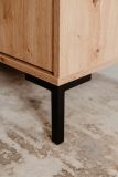 Highboard Bastia in Artisan Eiche Anrichte 81 x 139 cm
