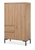 Highboard Bastia in Artisan Eiche Anrichte 81 x 139 cm