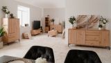 Couchtisch Bastia in Artisan Eiche Beistelltisch 100 x 60 cm
