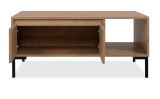 Couchtisch Bastia in Artisan Eiche Beistelltisch 100 x 60 cm