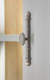TV-Lowboard Rideau in grau und Artisan Eiche Landhaus TV Unterteil 155 x 48 cm