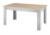 Esstisch Rideau in grau und Artisan Eiche Landhaus K�chentisch 160 x 90 cm