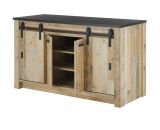 K�chenschrank Stove in Used Wood hell und anthrazit K�che Unterschrank f�r Sp�le oder Kochfeld 161 x 93 cm