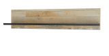 K�chenregal Stove in Used Wood hell und anthrazit K�che Wandregal 160 x 30 cm Gew�rzregal