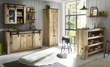 K�che H�ngeschrank Stove in Used Wood hell und anthrazit K�chenschrank h�ngend 93 x 90 cm