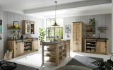 K�che H�ngeschrank Stove in Used Wood hell und anthrazit K�chenschrank h�ngend 93 x 90 cm