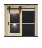 K�che H�ngeschrank Stove in Used Wood hell und anthrazit K�chenschrank h�ngend 93 x 90 cm
