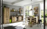K�che H�ngeschrank Stove in Used Wood hell und anthrazit K�chenschrank h�ngend 50 x 90 cm