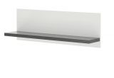 K�chenregal Stove in wei� Pinie und anthrazit Landhaus K�che Wandregal 90 x 30 cm Gew�rzregal