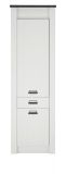K�che Hochschrank Stove in wei� Pinie und anthrazit Landhaus K�chenschrank hoch 62 x 201 cm