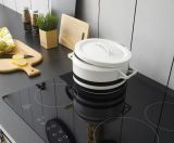 K�che Stove in wei� Pinie und anthrazit Landhaus K�chenschrank Set 3-teilig