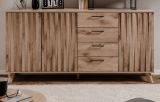 Sideboard Douro in Schweden Eiche mit 3D-Reliefoptik Wohn- und Esszimmer Kommode 175 x 85 cm