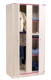 Parisot Kinder- und Jugendzimmer Smoozy21 in wei� Kiefer mit blau oder pink Komplett-Set 4-teilig