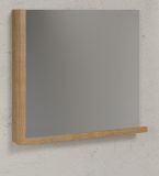 Garderobenspiegel Synnax in Evoke Eiche Flur Diele Spiegel mit Ablage 80 x 72 cm