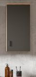 Badezimmer H�ngeschrank Oderzo in Eiche und grau Badschrank 37 x 75 cm Soft-Close