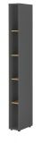 Aktenschrank Set Center in grau mit Wotan Eiche 3x Schrank und 2x Regal B�ro und Homeoffice 190 x 200 cm