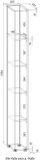 Aktenschrank Set Center in grau mit Wotan Eiche 3x Schrank und 2x Regal B�ro und Homeoffice 190 x 200 cm