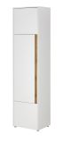 Aktenschrank Center in wei� und Wotan Eiche Stauraumschrank f�r Homeoffice und B�ro 50 x 200 cm