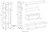 Wohnwand mit Sekret�r Center in wei� und Wotan Eiche Wohnkombination 6-teilig 340 x 200 cm