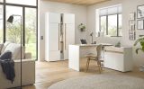B�rom�bel komplett Set Center in wei� und Wotan Eiche mit Schreibtisch, Kommode und Aktenschrank f�r Homeoffice