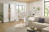 B�rom�bel komplett Set Center in wei� und Wotan Eiche mit Schreibtisch, Kommode und Aktenschrank f�r Homeoffice