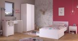 Parisot Kinder- und Jugendzimmer Pirouette23 in wei� mit grau oder rosa Komplett-Set 4-teilig