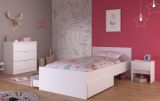 Parisot Kinder- und Jugendzimmer Pirouette26 in wei� mit grau oder rosa Komplett-Set 3-teilig