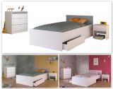 Parisot Kinder- und Jugendzimmer Pirouette26 in wei� mit grau oder rosa Komplett-Set 3-teilig