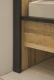 Bett Stove in Used Wood hell und anthrazit Einzelbett Liegefl�che 90 x 200 cm