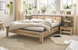 Schlafzimmer Set 5-teilig Stove in Used Wood hell und anthrazit mit Doppelbett Liegefl�che 180 x 200 cm