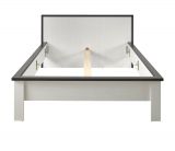 Schlafzimmer Set 3-teilig Stove in wei� Pinie Landhaus mit Einzelbett Liegefl�che 140 x 200 cm und 2 x Nachttisch